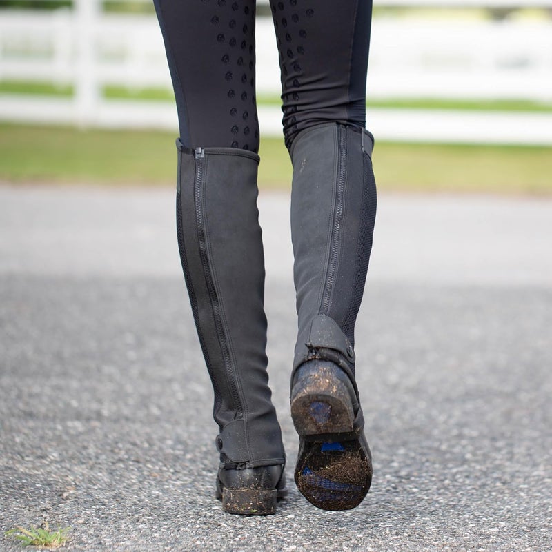 Equinavia Freya Womens NordicAir™ Tech Equestrian Half Chaps for Horseback Riding | Breathable Mesh - Image 3